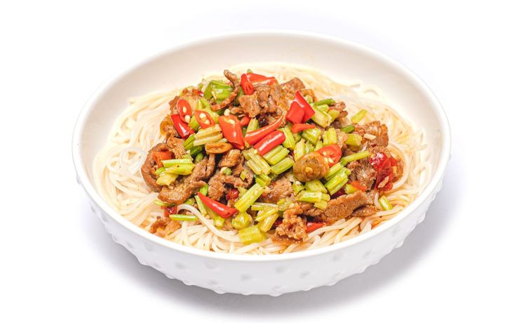 野山椒牛肉盖码粉